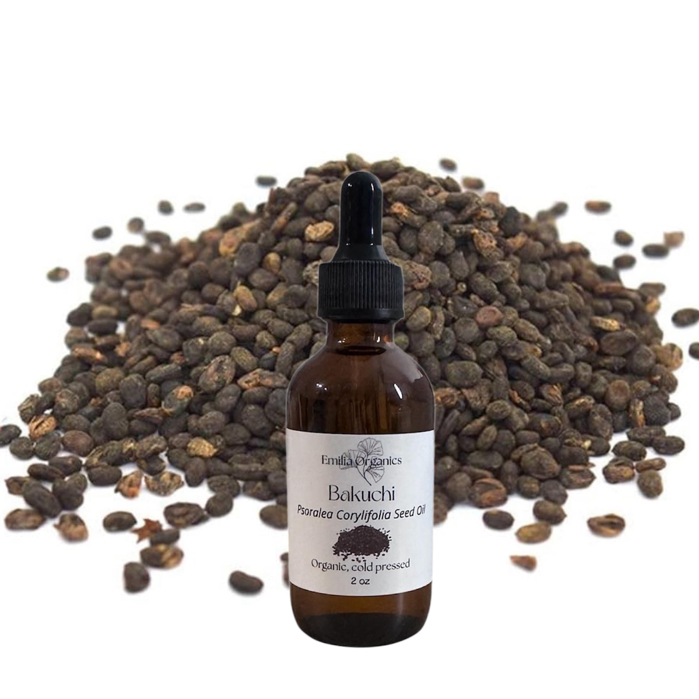 Bakuchi Seed Oil, Organic, Cold Pressed, Unrefined, Natural Retinol Alternative