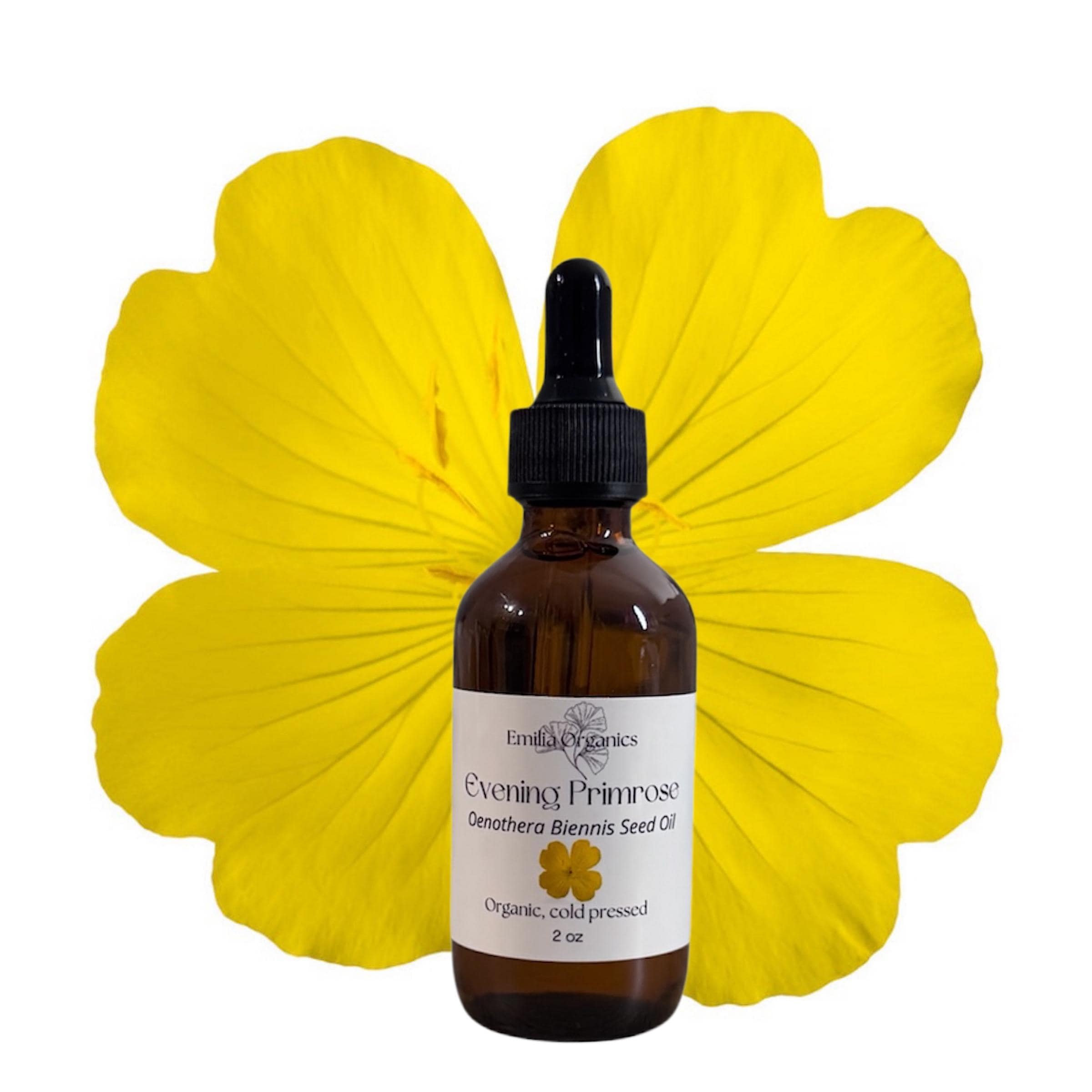 Evening Primrose Seed Oil, Organic, Cold Pressed, Unrefined, Natural
