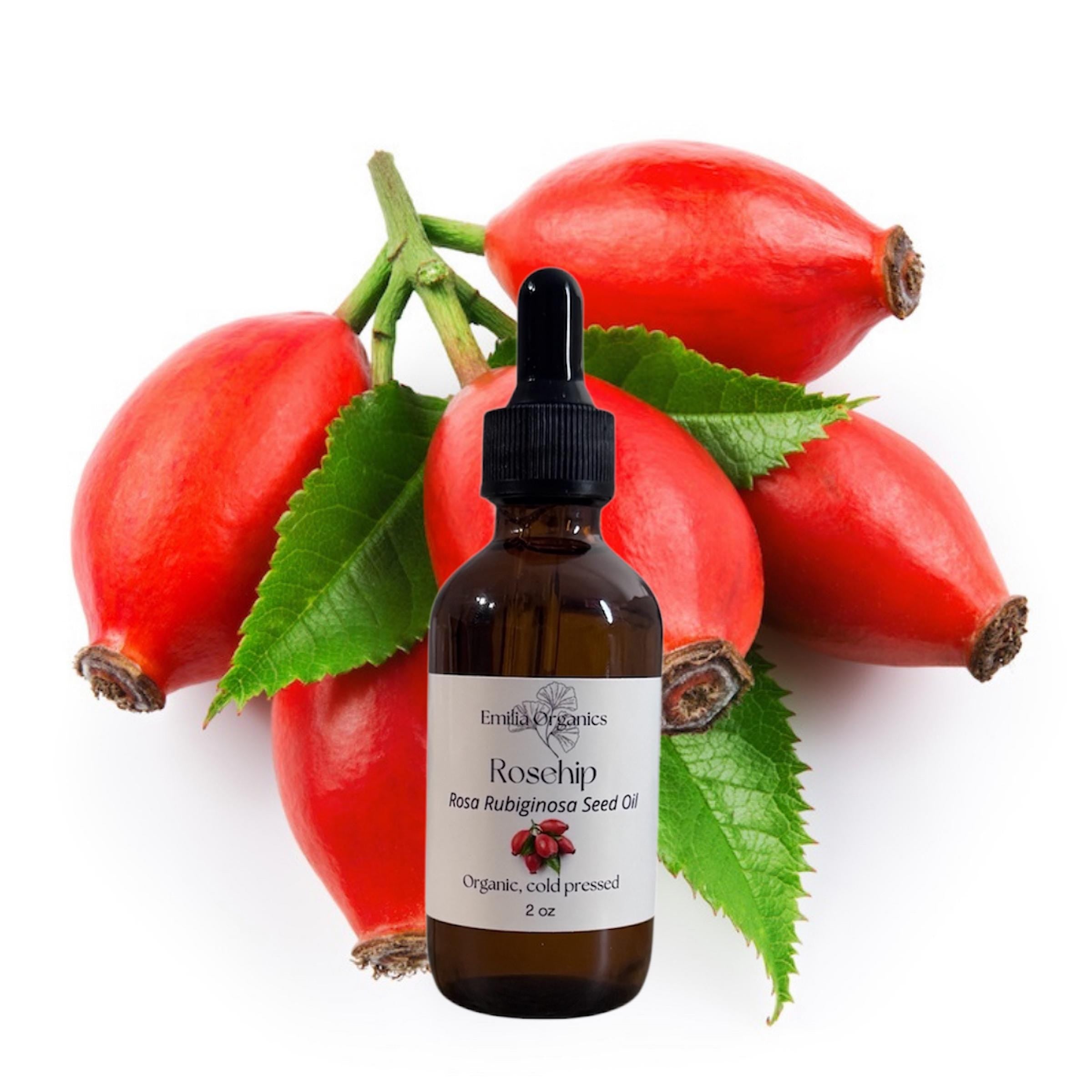 Rosehip Seed Oil, Organic, Cold Pressed, Unrefined, Natural