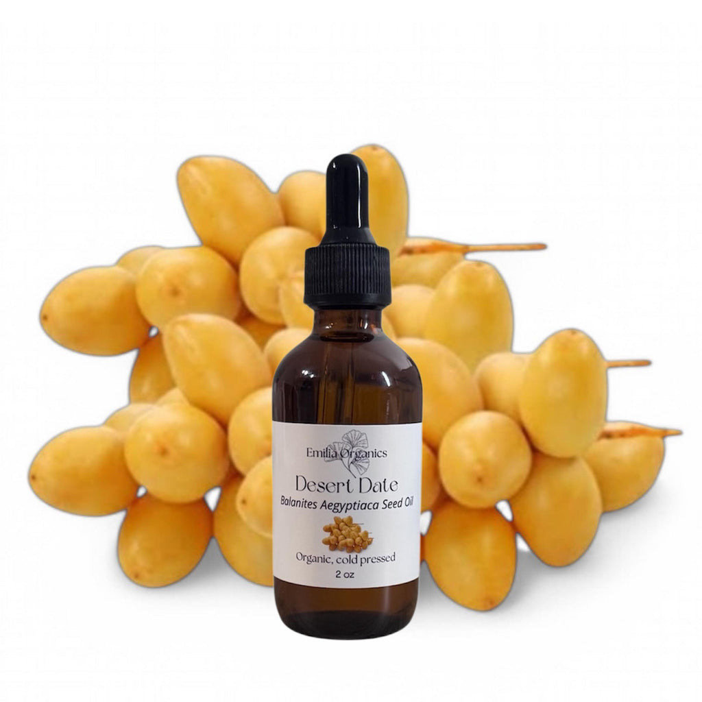 Desert Date Seed Oil, Organic, Cold Pressed, Unrefined, Natural