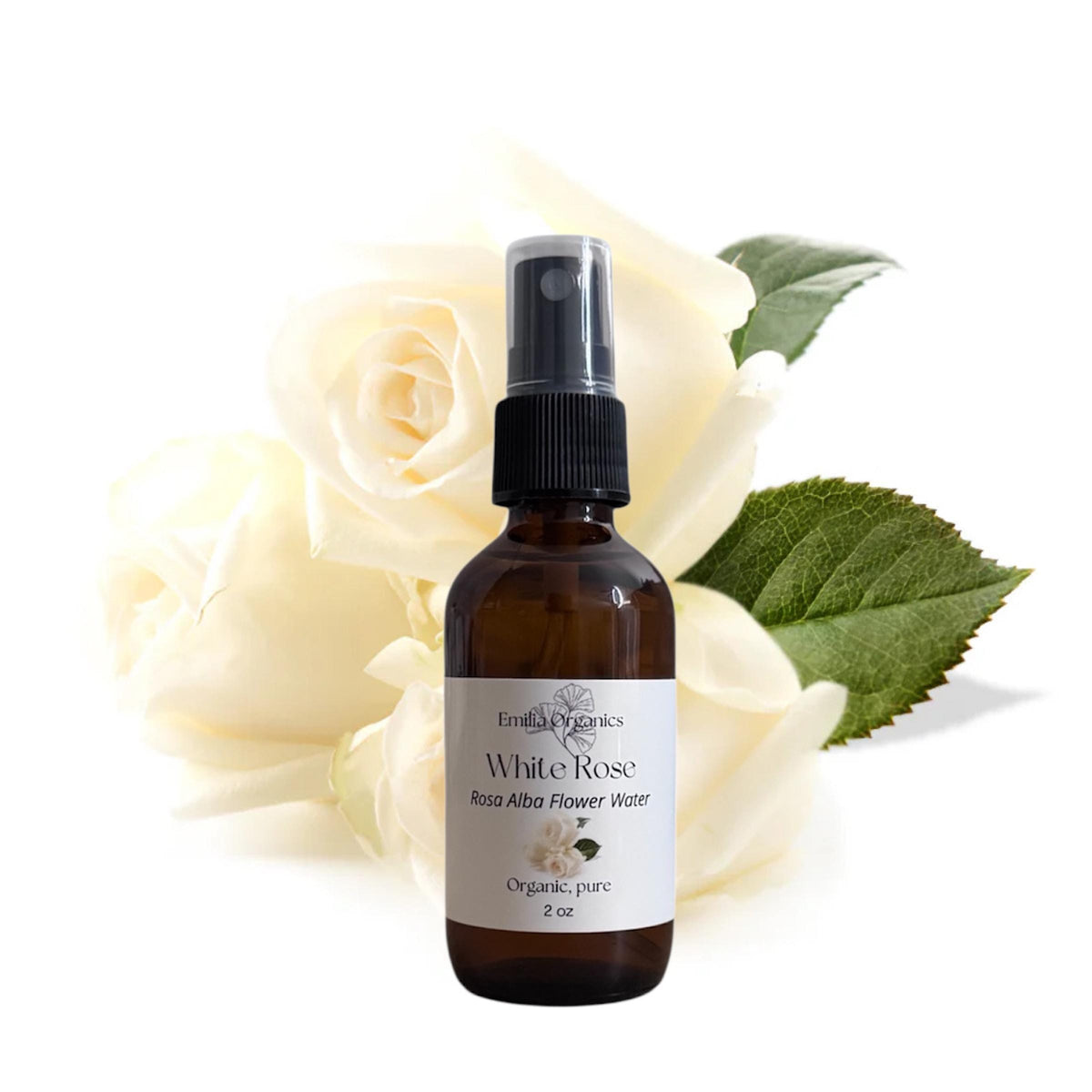 White Rose Hydrosol, Organic, Pure, Natural