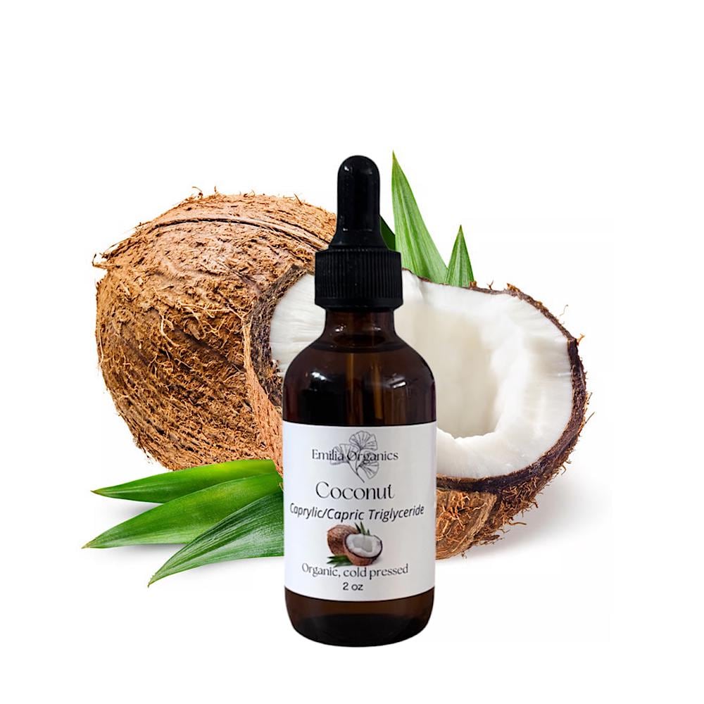 Fractionated Coconut Oil, Organic, Cold Pressed, Unrefined, Natural