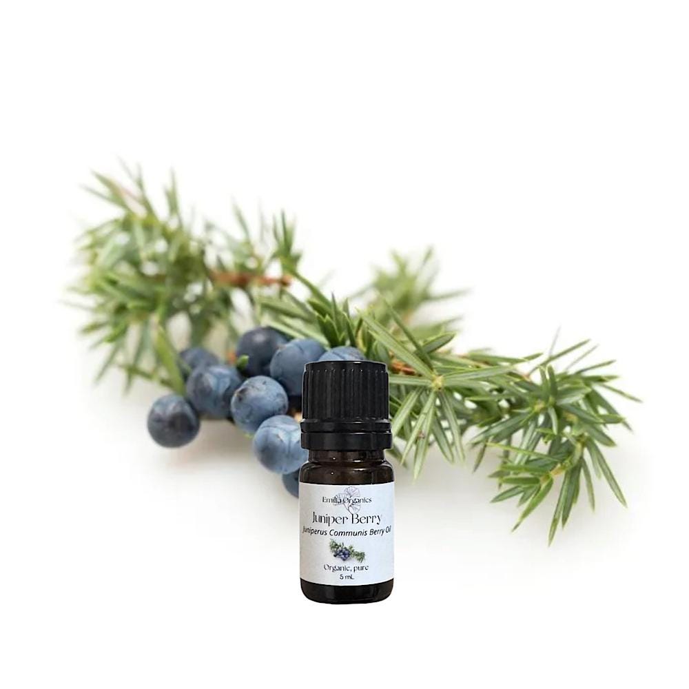 Juniper Berry Essential Oil, Organic, 100% Pure, Natural