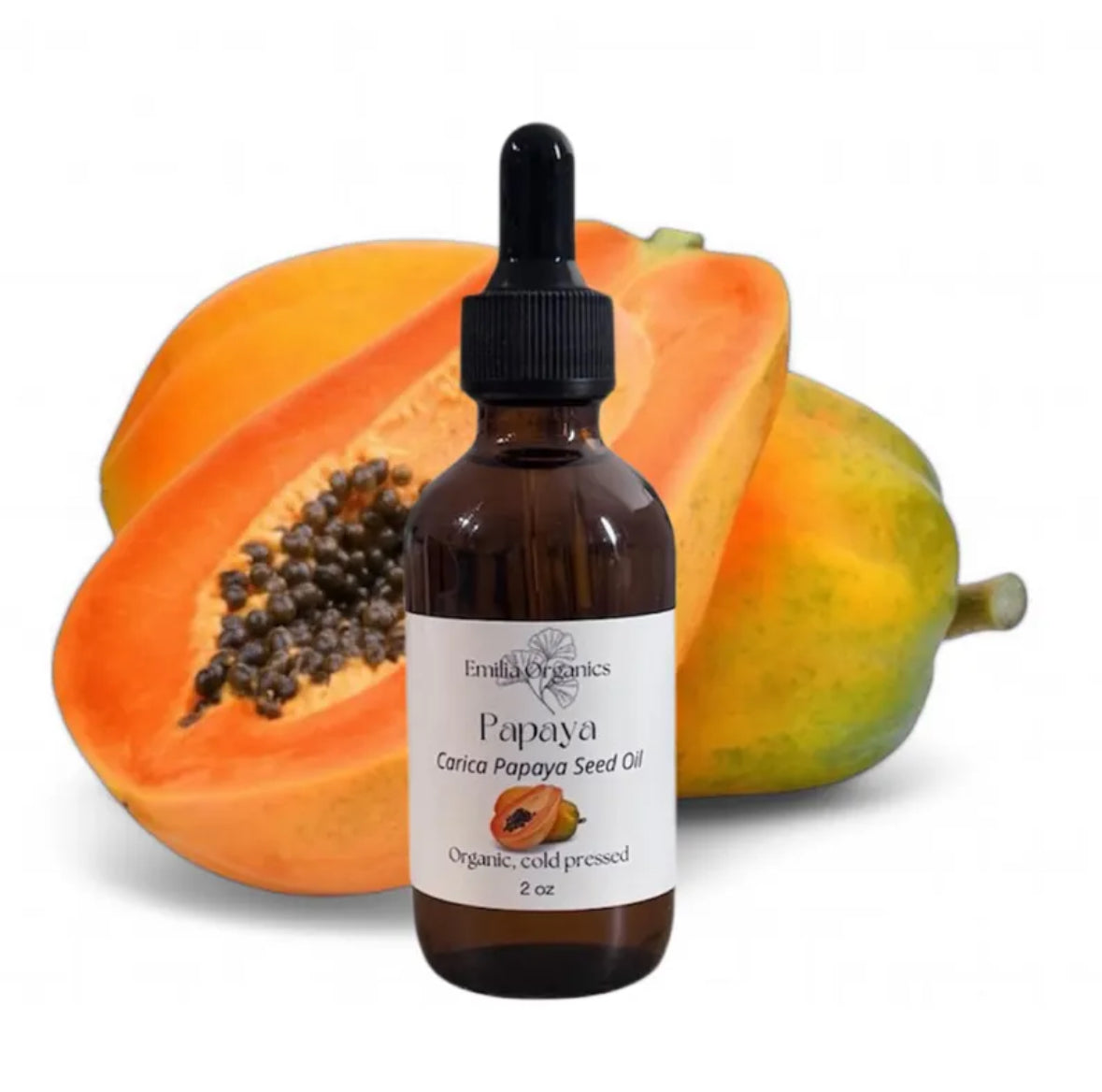 Papaya Seed Oil, Organic, Cold Pressed, Unrefined, Natural