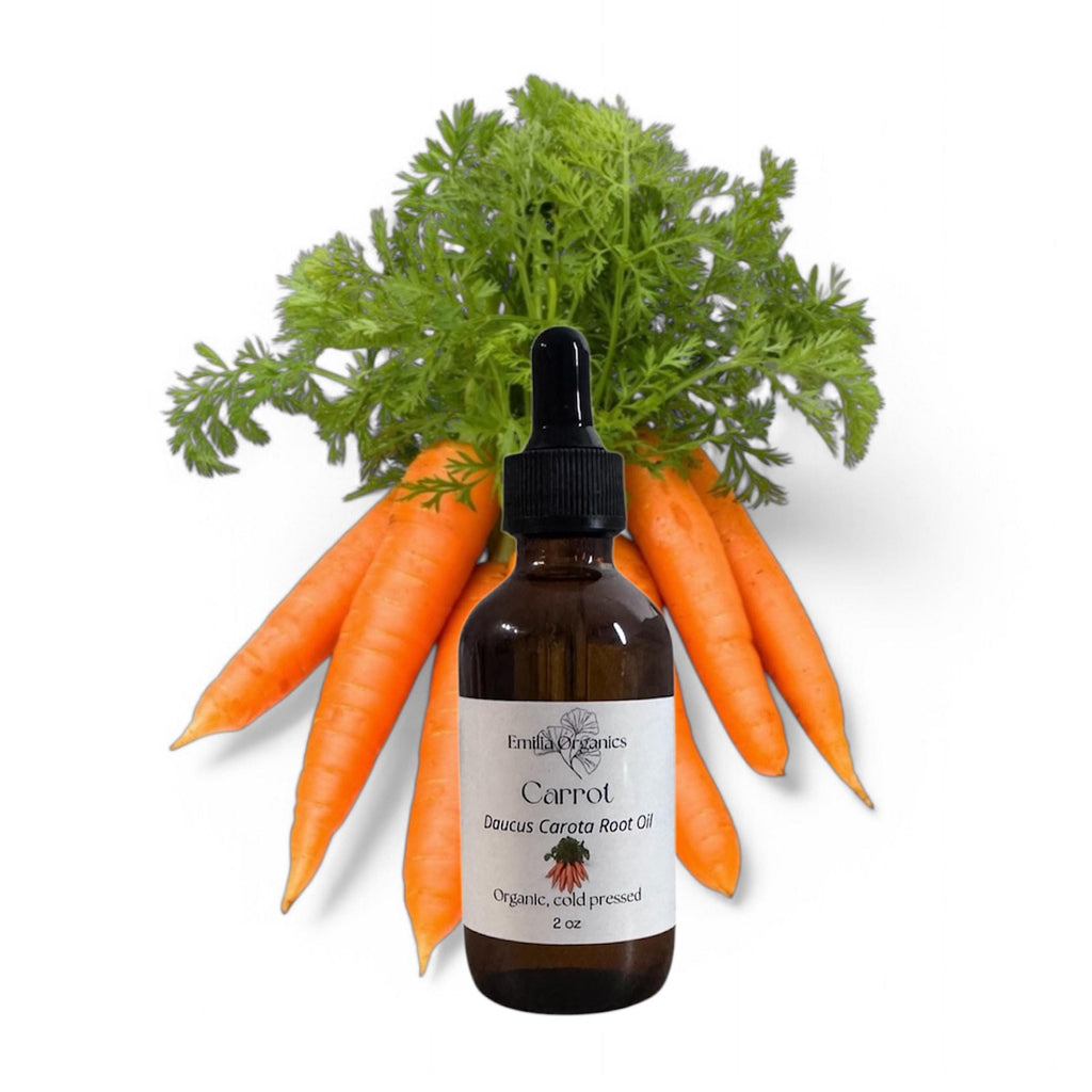 Carrot Root Oil, Organic, Cold Pressed, Unrefined, Natural
