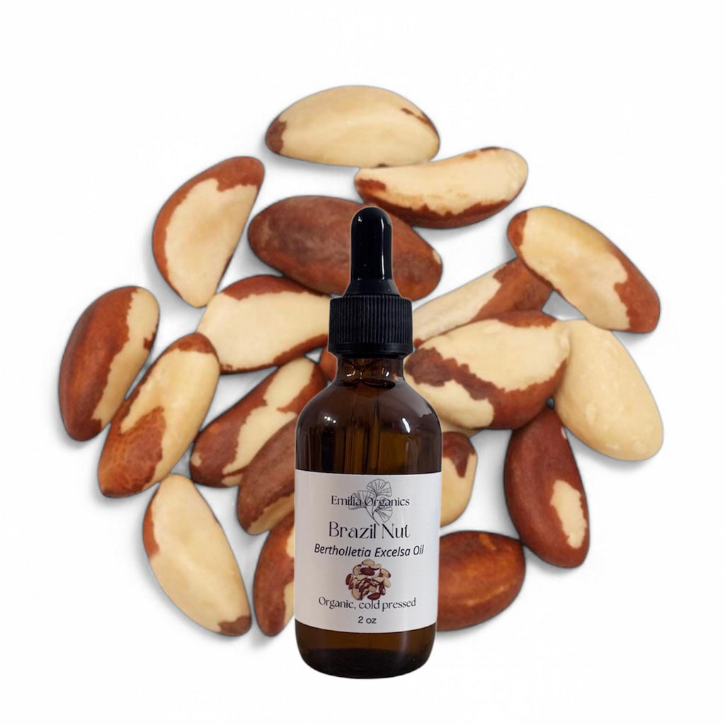 Brazil Nut Oil, Organic, Cold Pressed, Unrefined, Natural