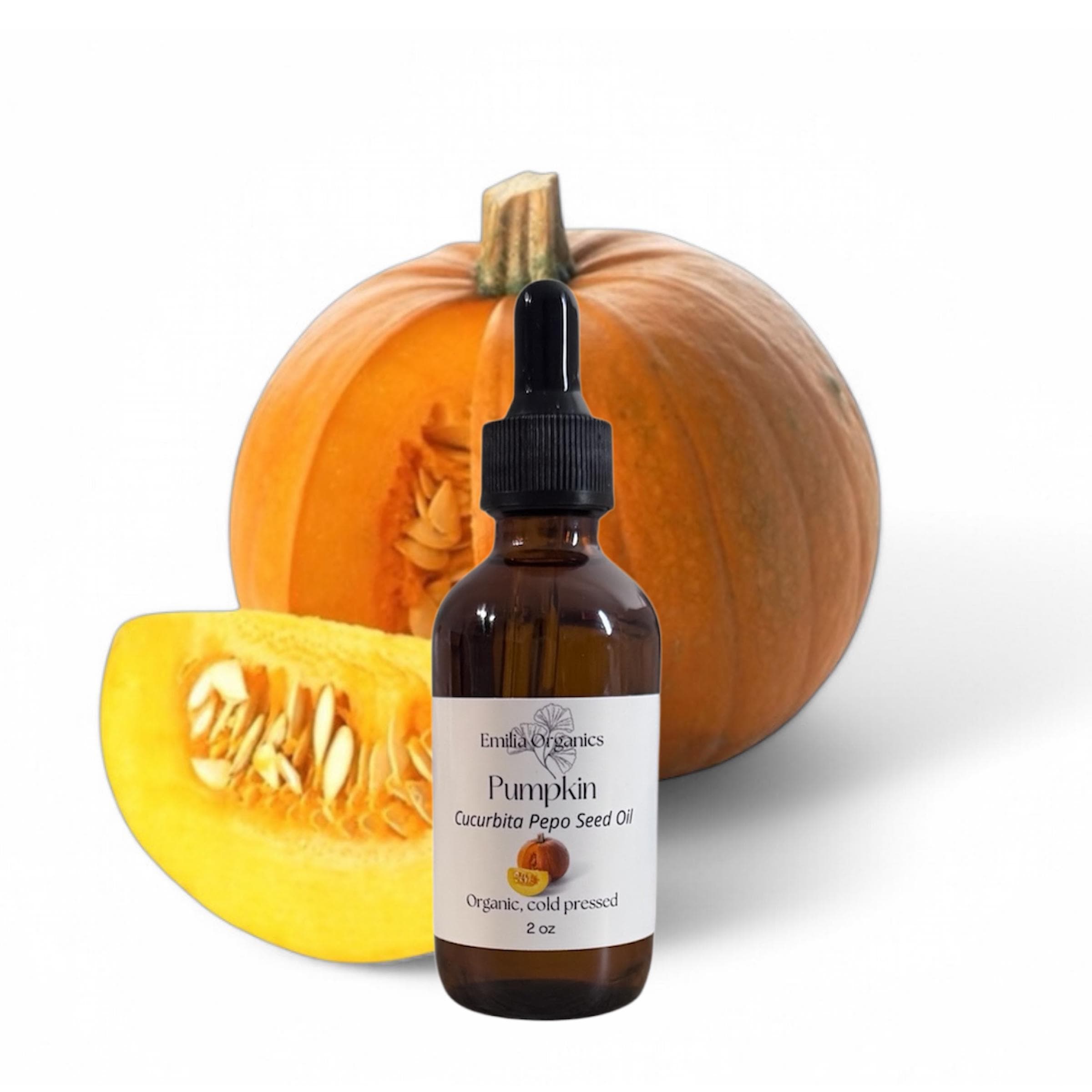 Pumpkin Seed Oil, Organic, Cold Pressed, Unrefined, Natural