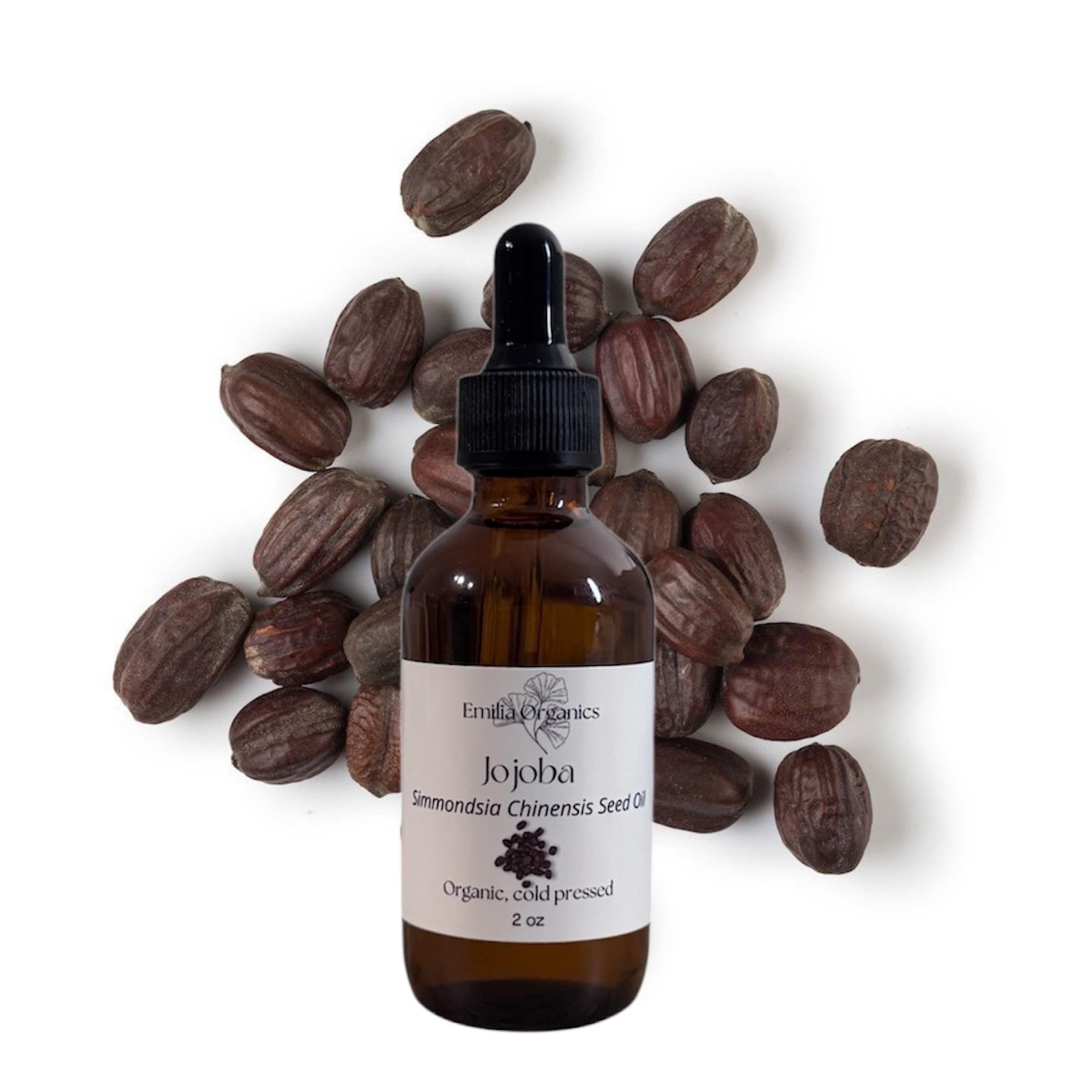 Jojoba Seed Oil, Organic, Cold Pressed, Unrefined, Natural