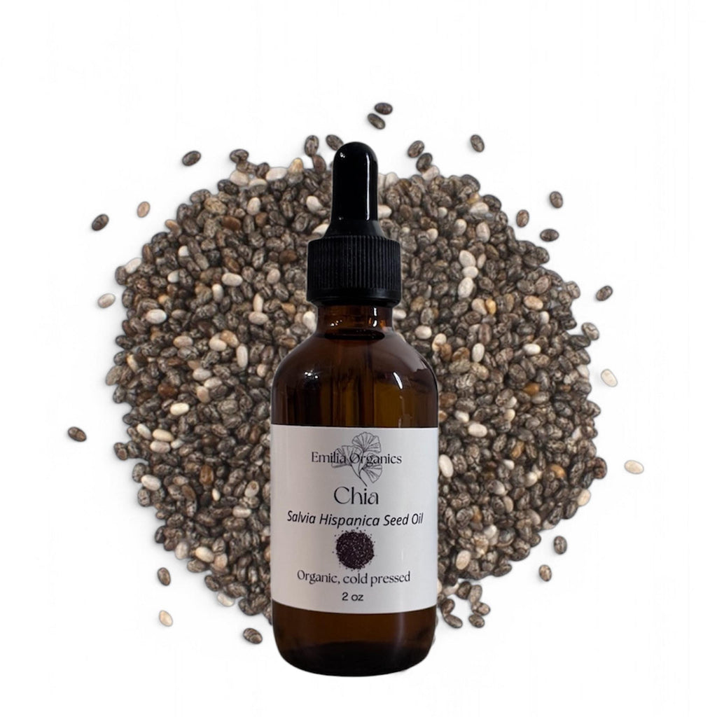 Chia Seed Oil, Organic, Cold Pressed, Unrefined, Natural