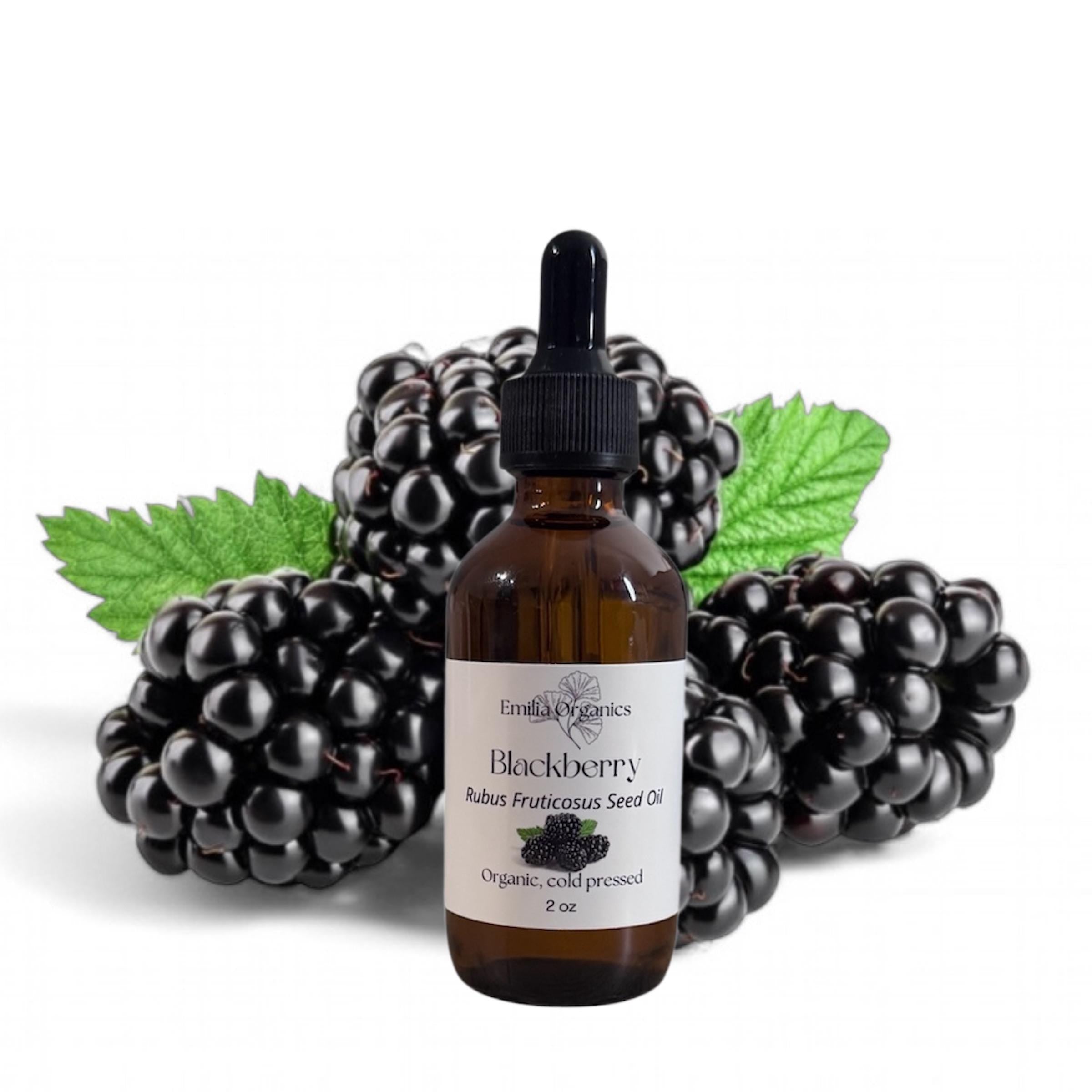 Blackberry Seed Oil, Organic, Cold Pressed, Unrefined, Natural