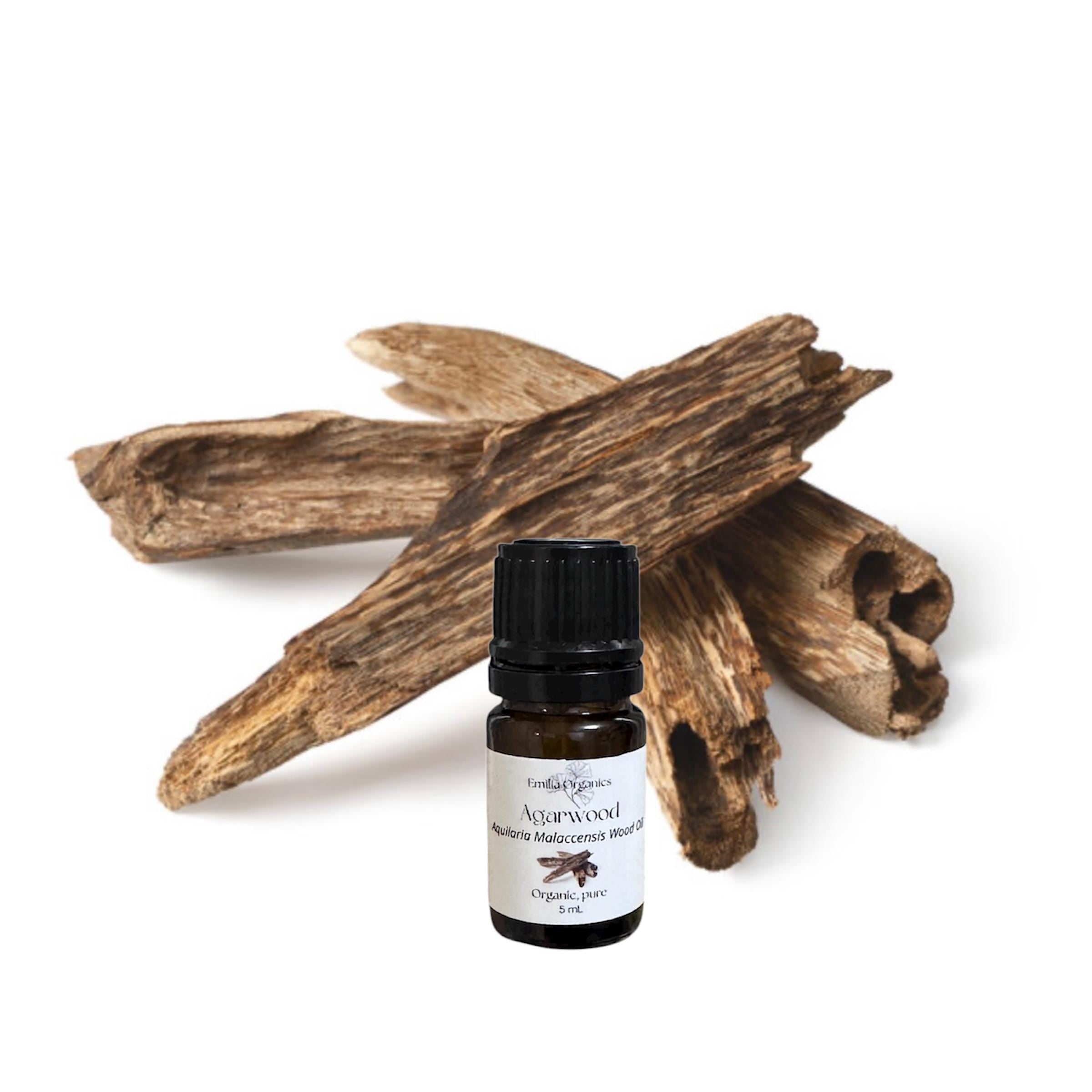 Agarwood Essential Oil, Pure Oud Oil, Organic, 100% Pure, Natural