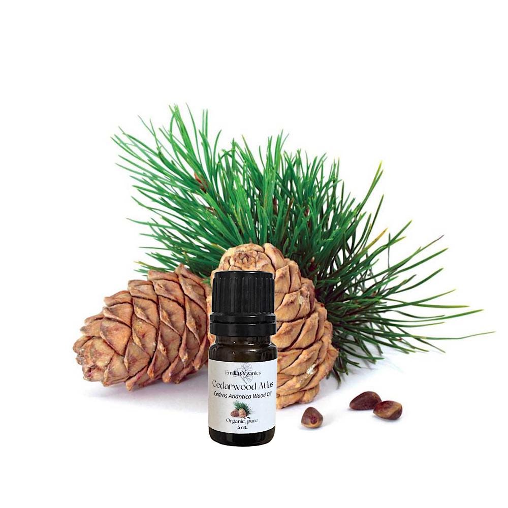 Cedarwood Atlas Essential Oil, Organic, 100% Pure, Natural