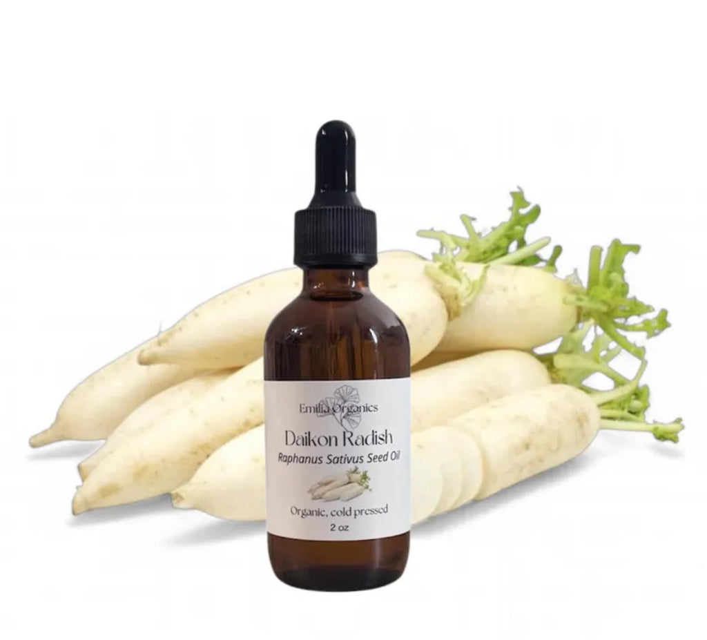 Daikon Radish Seed Oil, Organic, Cold Pressed, Unrefined, Natural