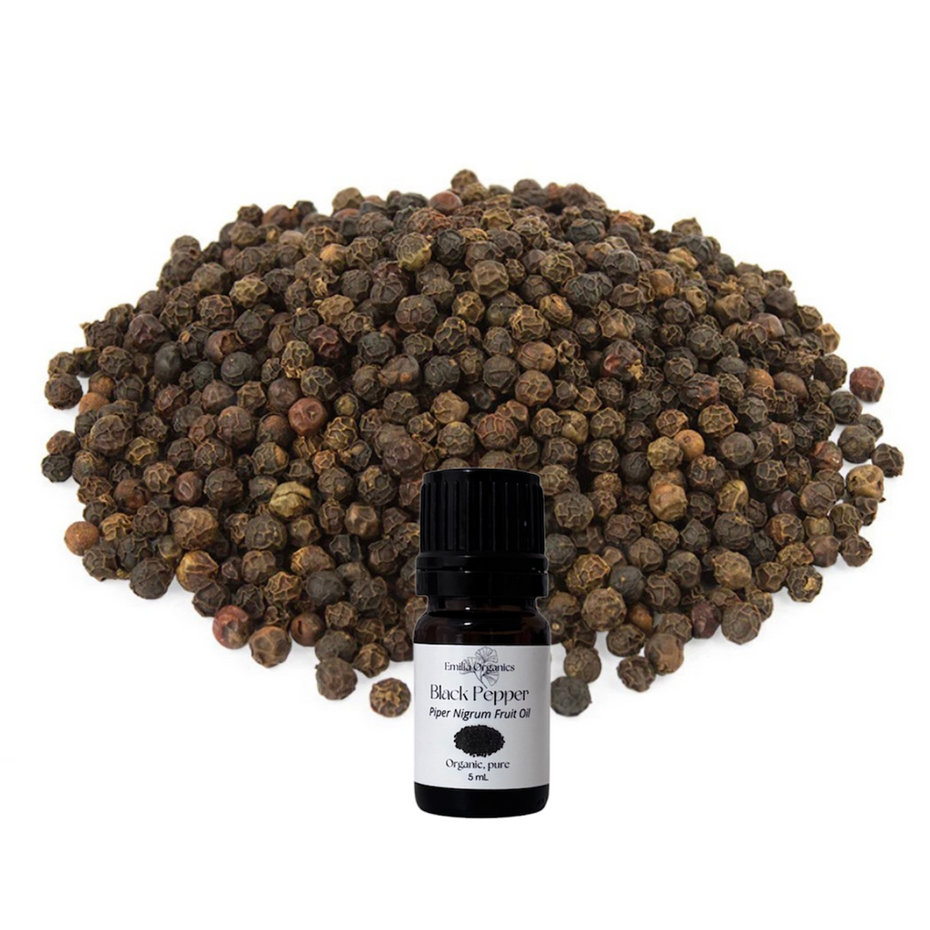Black Pepper Essential Oil, Organic, 100% Pure, Natural