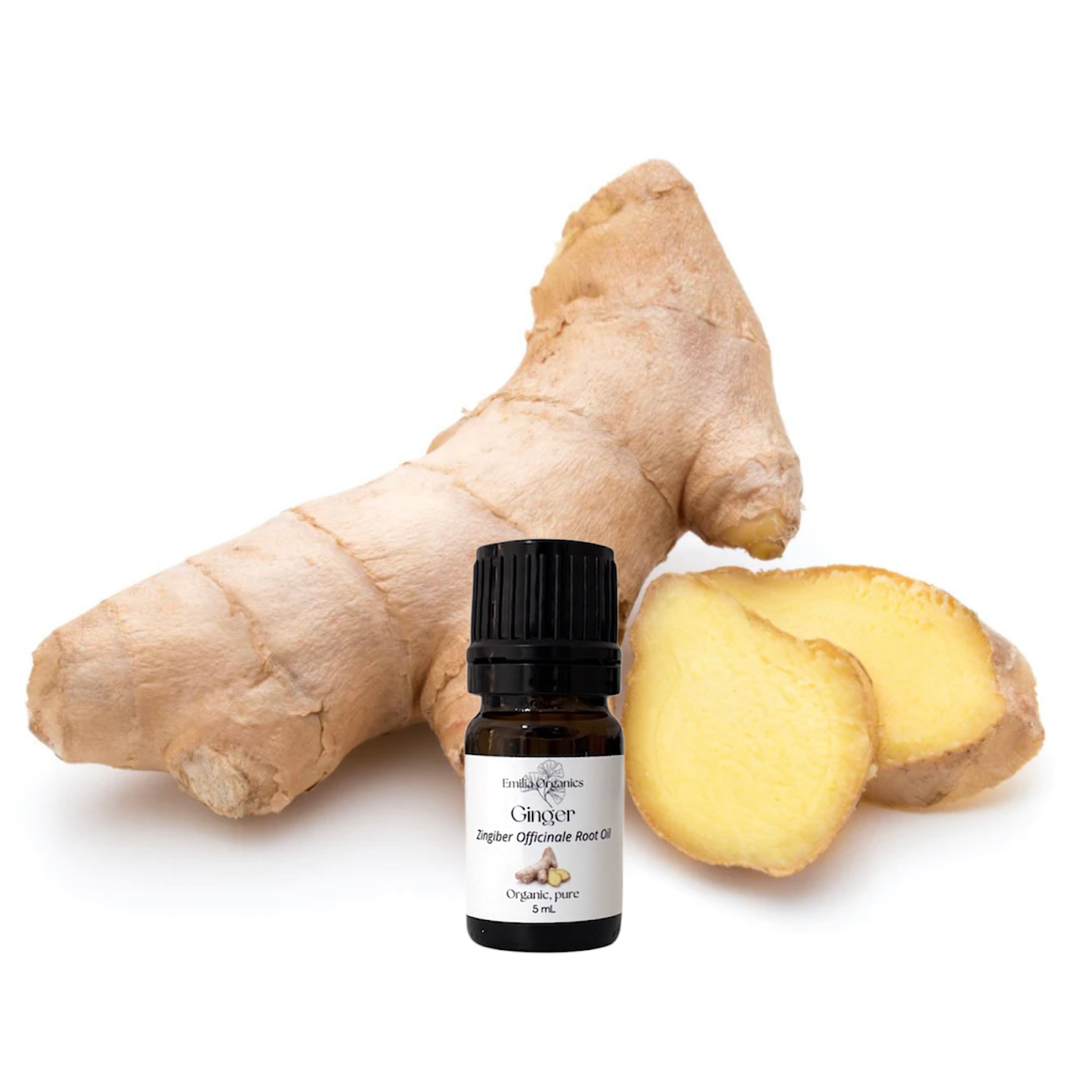 Ginger Essential Oil, Organic, 100% Pure, Natural
