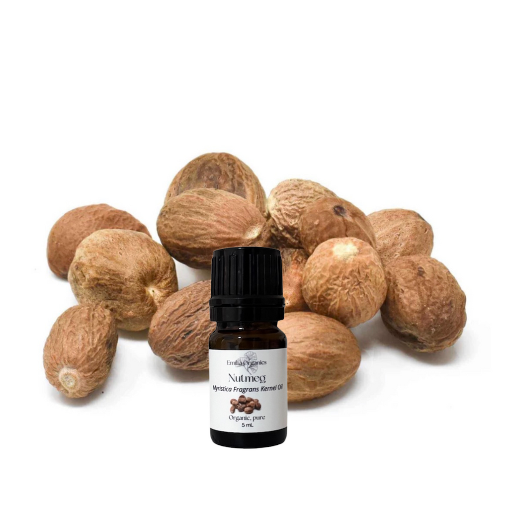 Nutmeg Essential Oil, Organic, 100% Pure, Natural