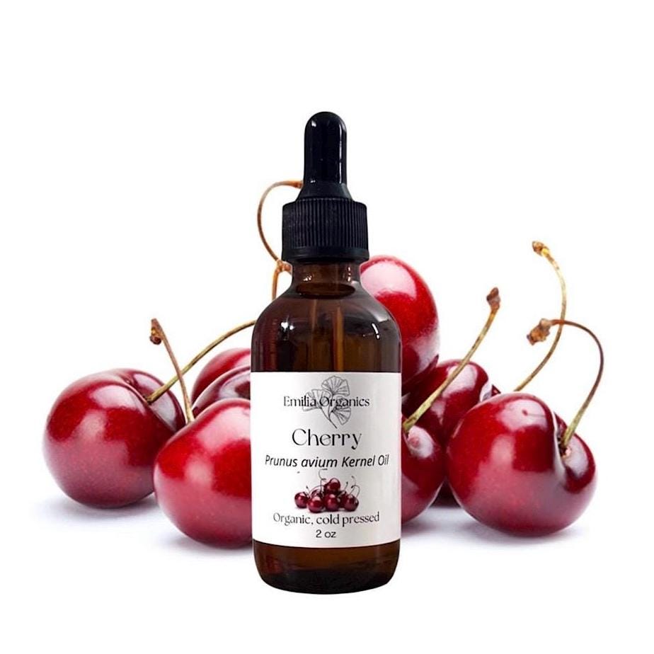 Cherry Kernel Oil, Organic, Cold Pressed, Unrefined, Natural
