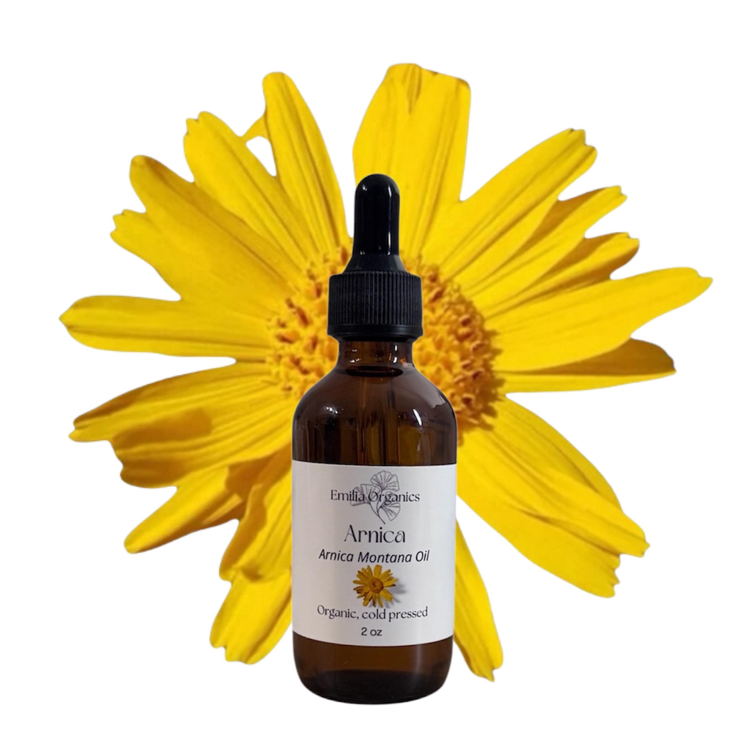 Arnica Montana Oil, Organic, Cold Pressed, Unrefined, Natural