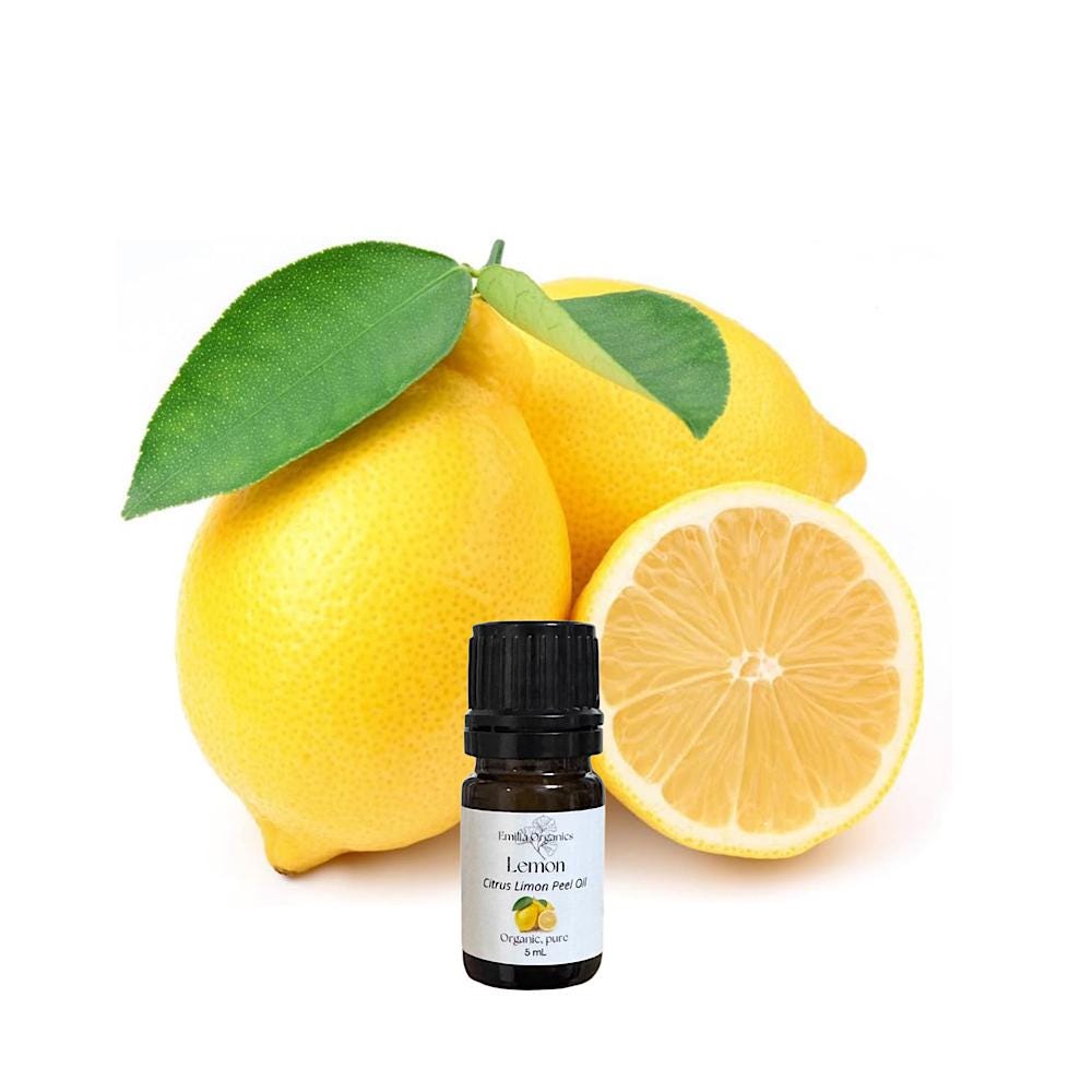 Lemon Essential Oil, Organic, Pure, Natural