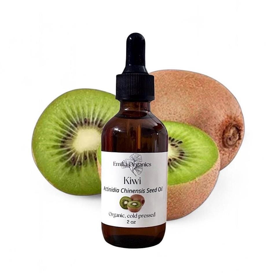 Kiwi Seed Oil, Organic, Cold Pressed, Unrefined, Natural