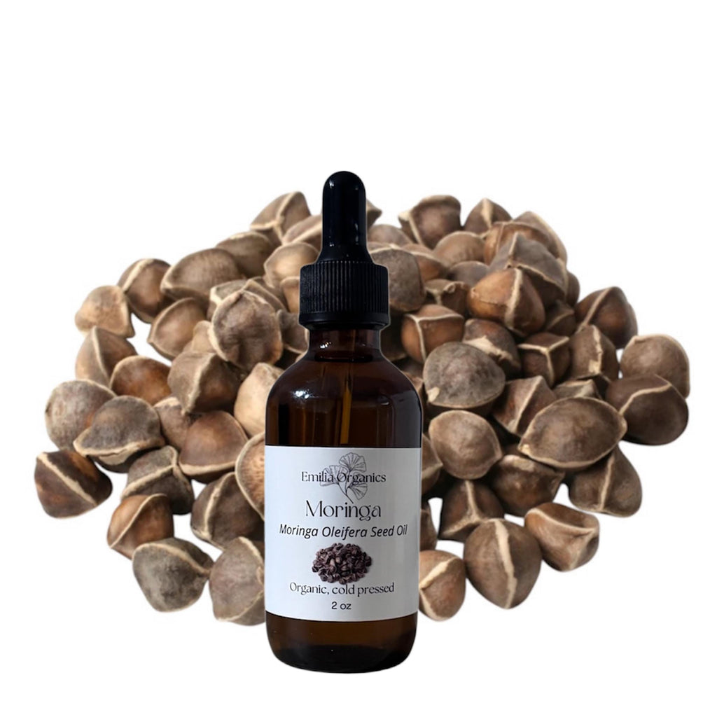 Moringa Seed Oil, Organic, Cold Pressed, Unrefined, Natural