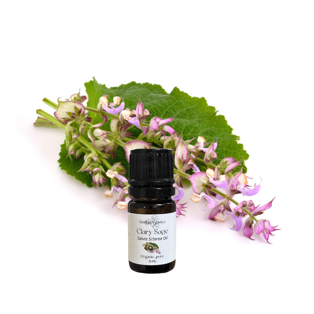 Clary Sage Essential Oil, Organic, 100% Pure, Natural