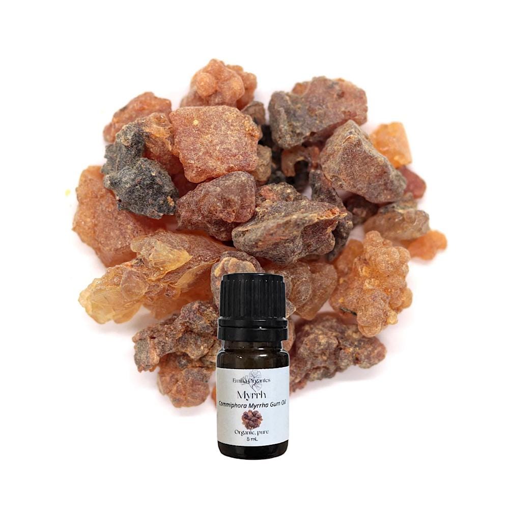 Myrrh Essential Oil, Organic, 100% Pure, Natural