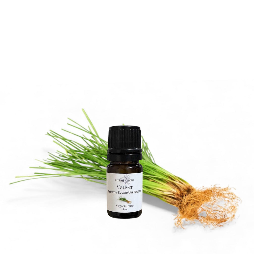 Vetiver Essential Oil, Organic, 100% Pure, Natural