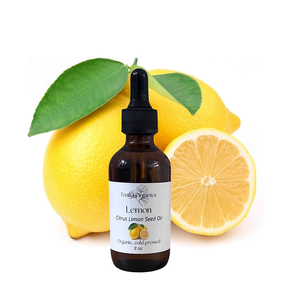 Lemon Seed Oil, Organic, Cold Pressed, Unrefined, Natural