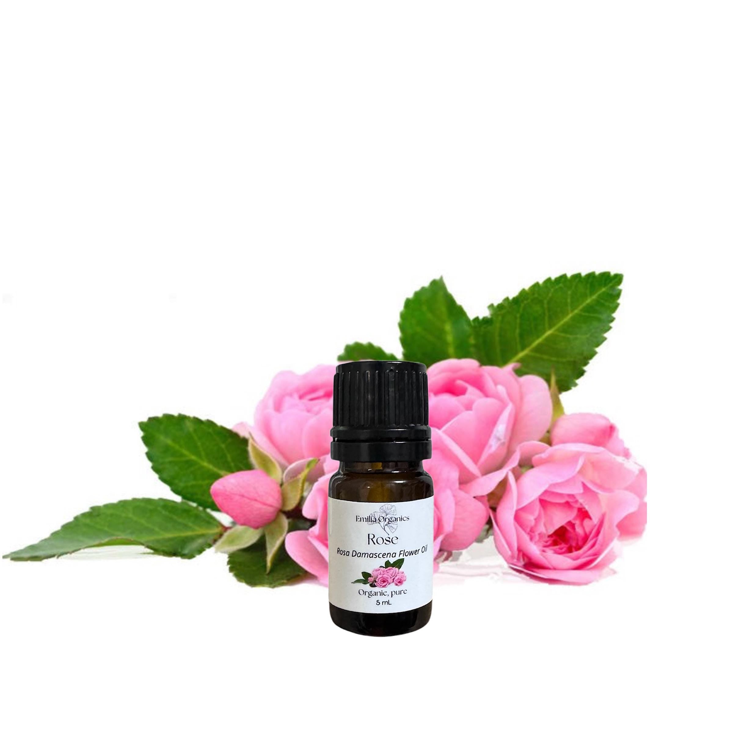 Rose Essential Oil, Bulgarian Rose Otto, Organic, 100% Pure, Natural